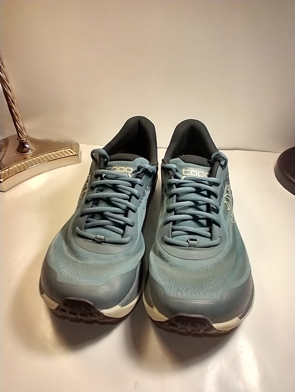 Topo Athletic Ultraventure 4 Stone/Grey Trail Running Shoes Women's sz 10.5. - Picture 3 of 11